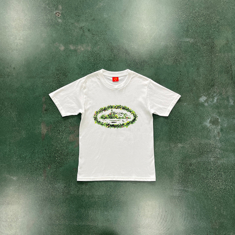 T-SHIRT ROND CORTEIZ GRASS BLANC