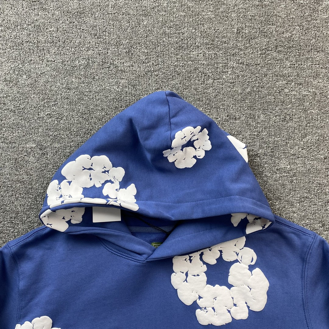 Sweat à capuche Denim Tears bleu