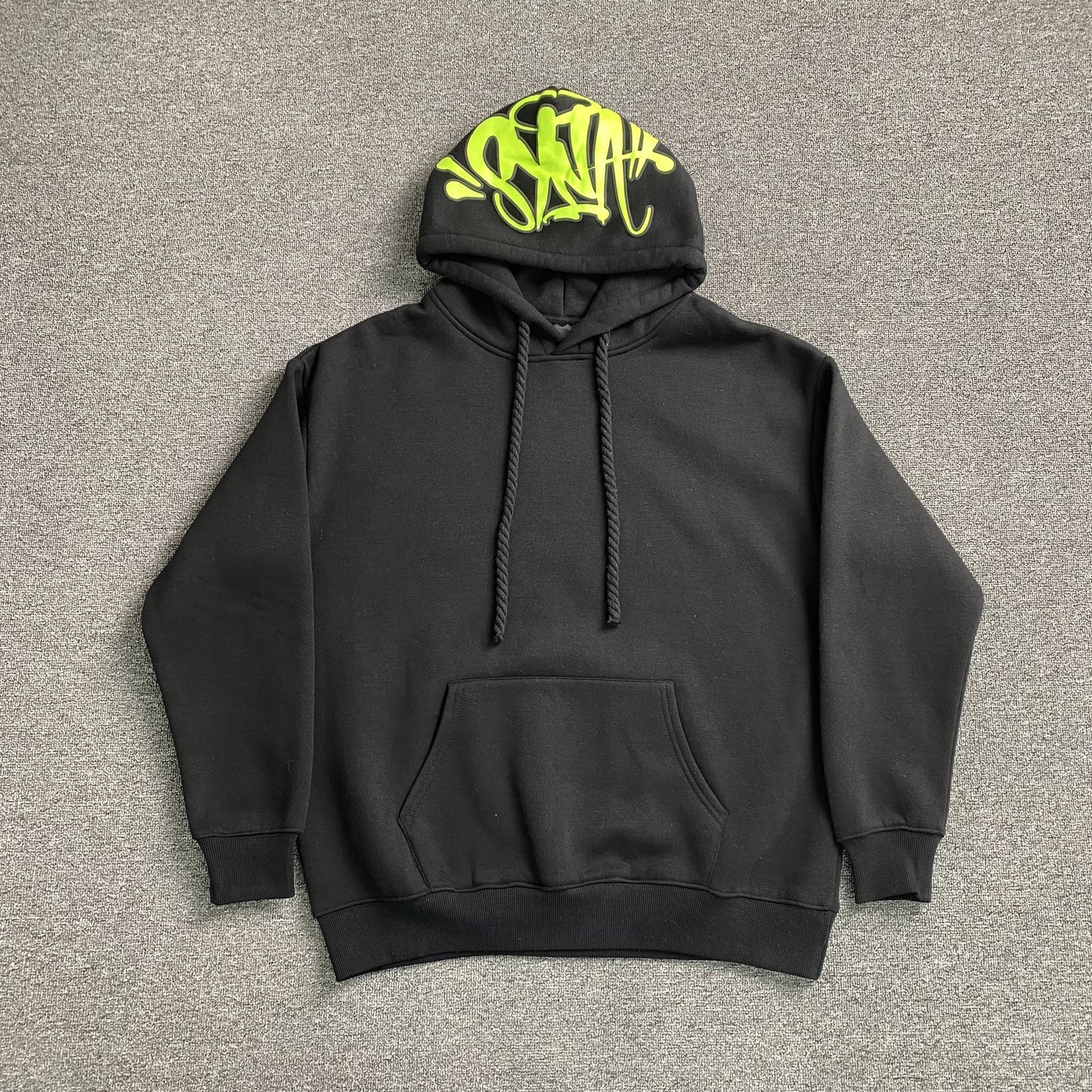 Sweat à capuche avec logo Syna World Hood noir