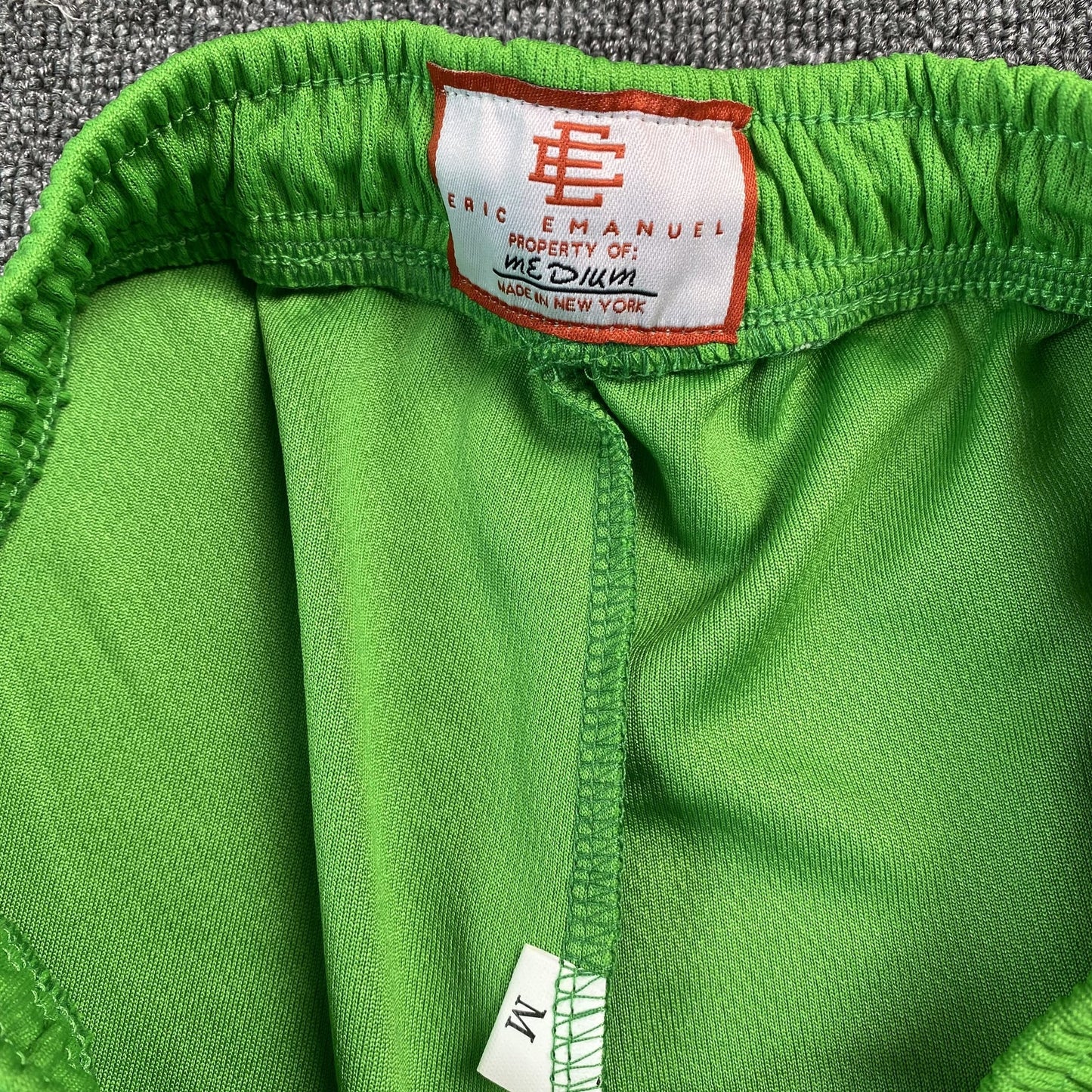 Short basique Eric Emanuel EE Slim Vert/Noir