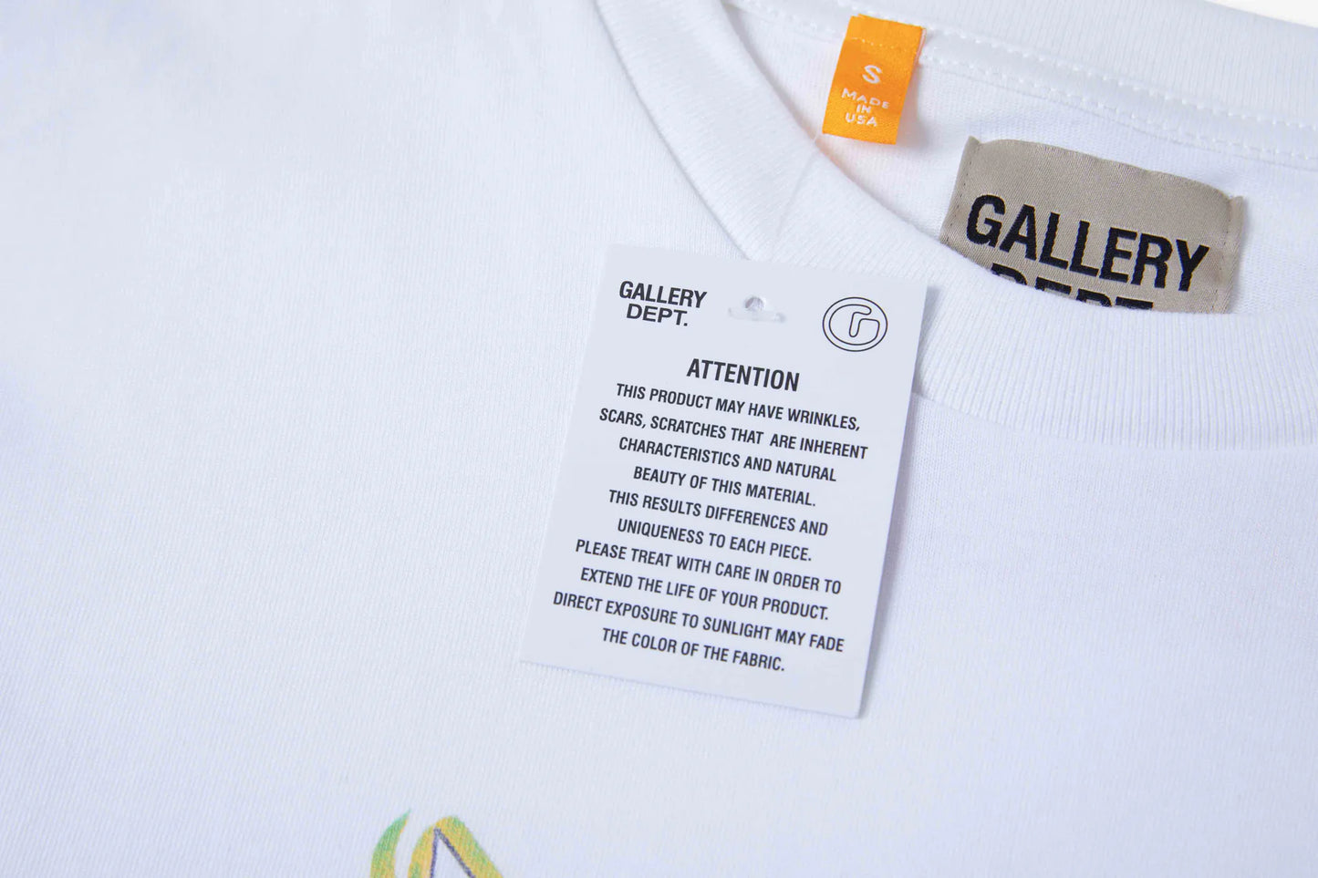 T-shirt BLANC GALLERY DEPT