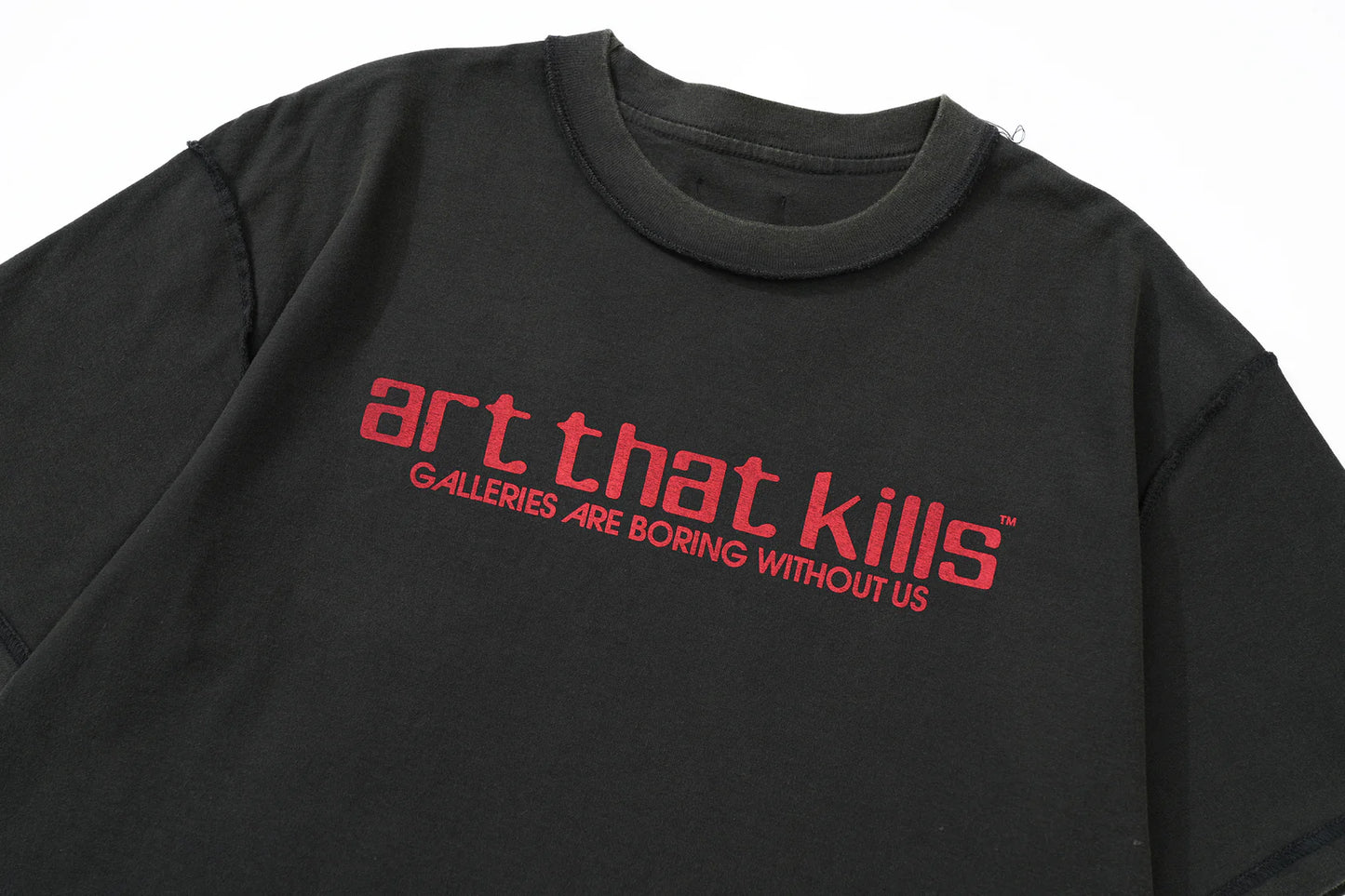 T-shirt MARRON NOIR réversible DÉPARTEMENT GALERIE