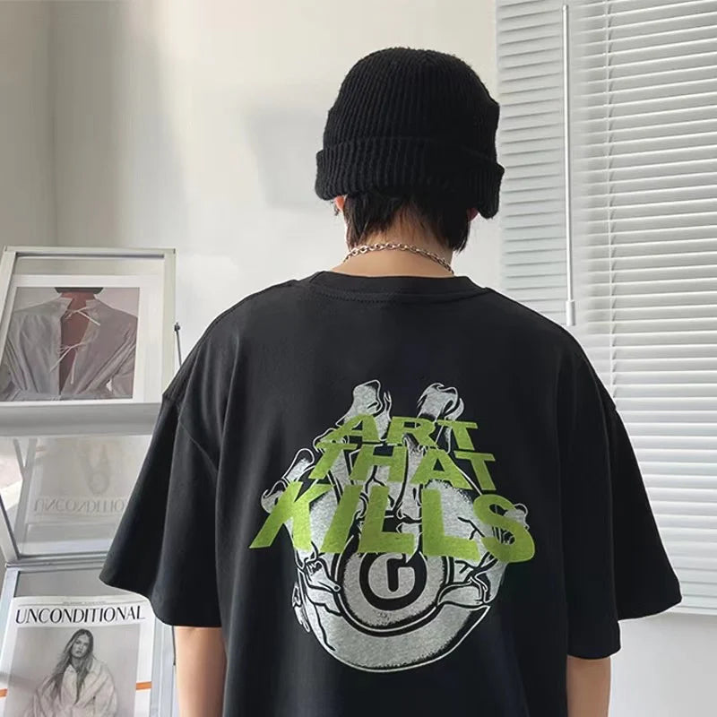T-shirt NOIR GALLERY DEPT