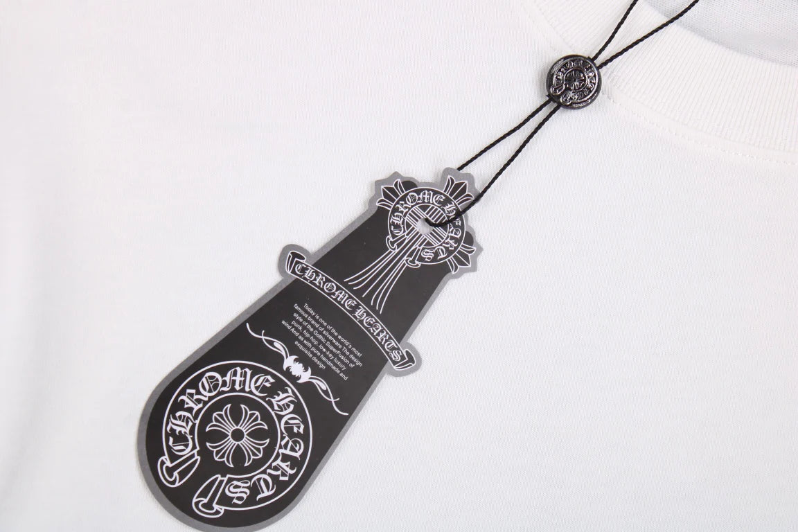 T-SHIRT CHROME HEARTS « RESSEMBLANT À UN FANTÔME » BLANC