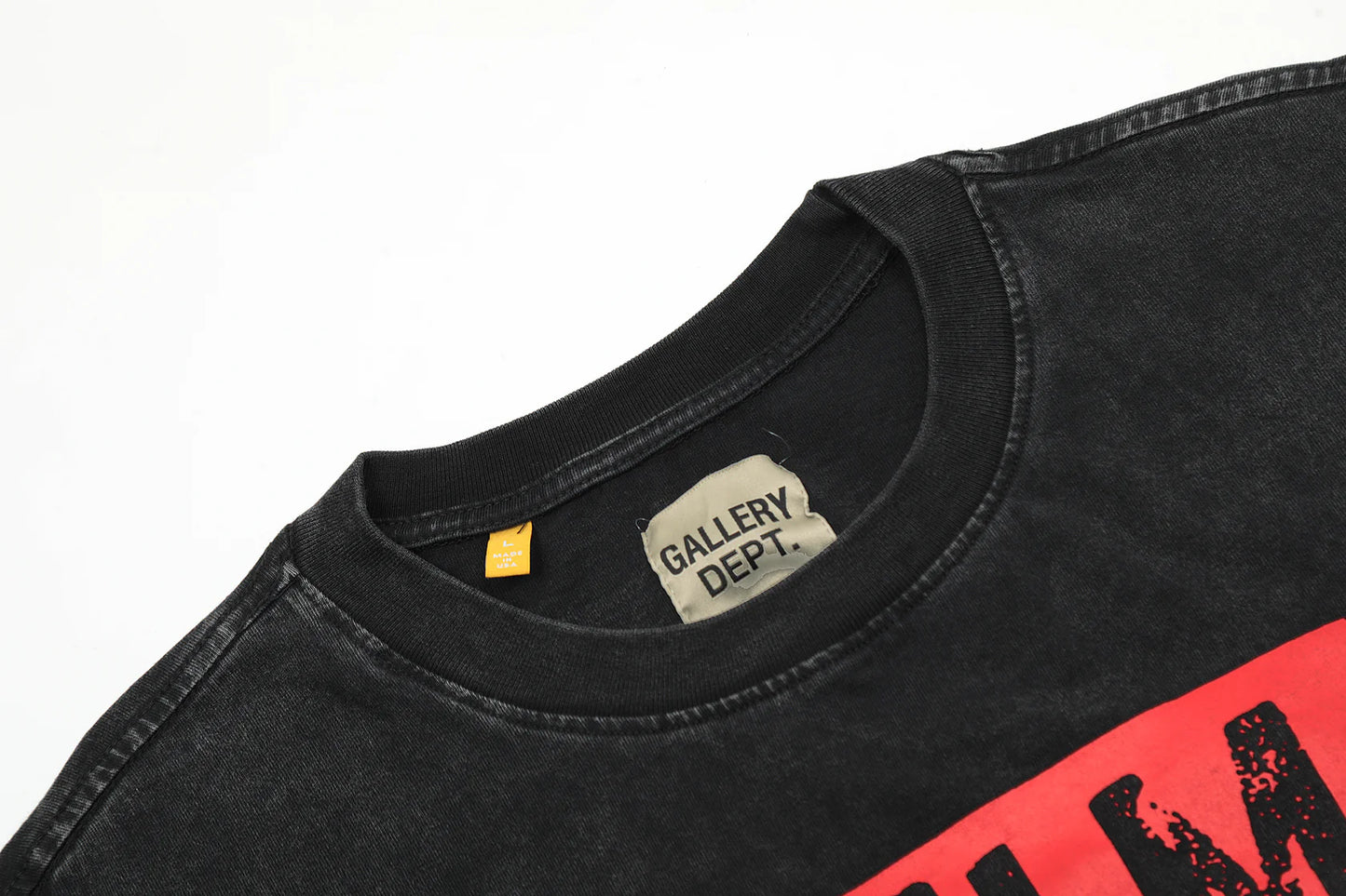 T SHIRT NOIR GALLERY DEPT