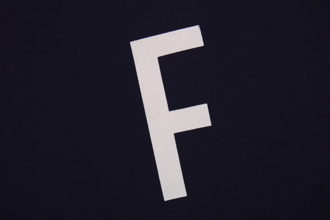 T-shirt « Fear of God » avec la lettre F (noir)