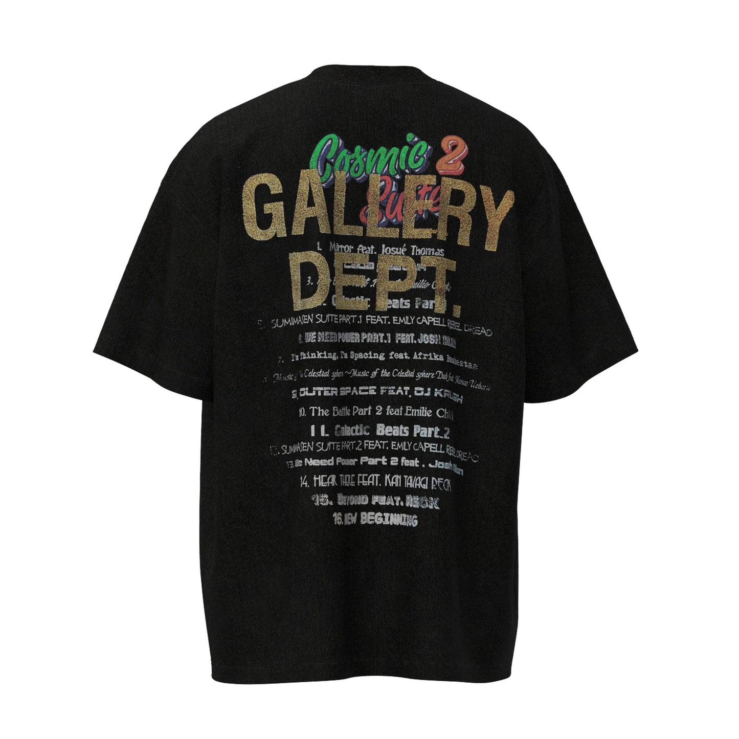 T-shirt NOIR GALLERY DEPY