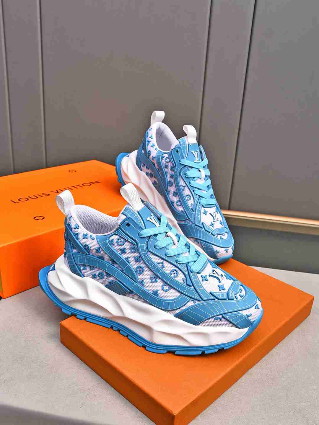 Sneaker LOUIS VUITTON BLANC BLEU