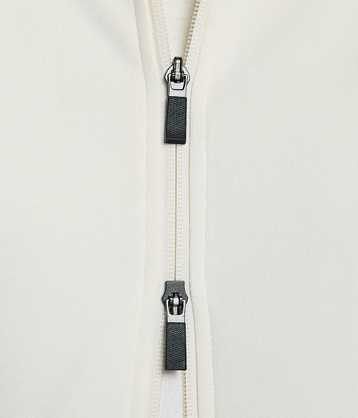 SWEAT A CAPUCHE ZIP NIKE BLANC