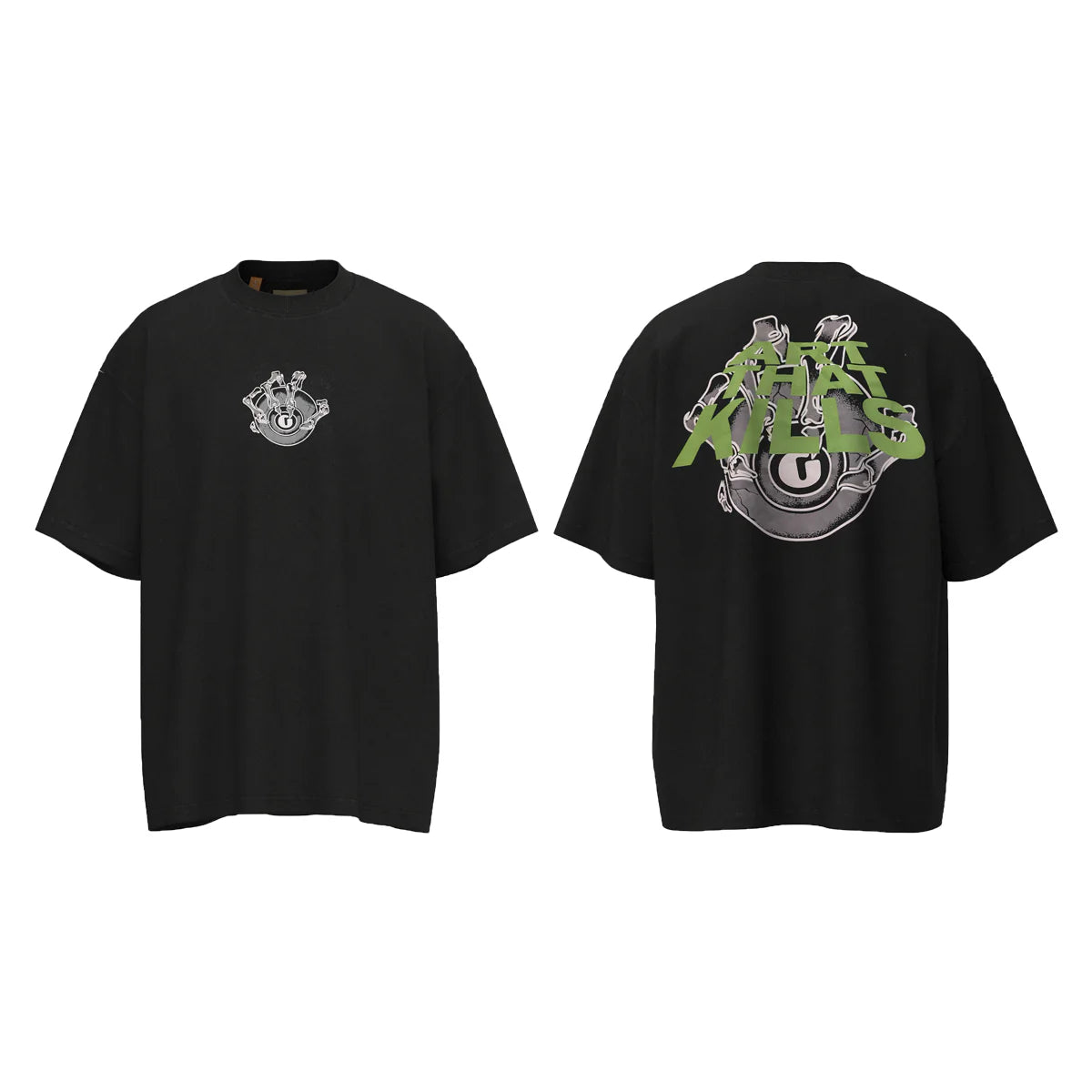 T SHIRT NOIR GALLERY DEPT