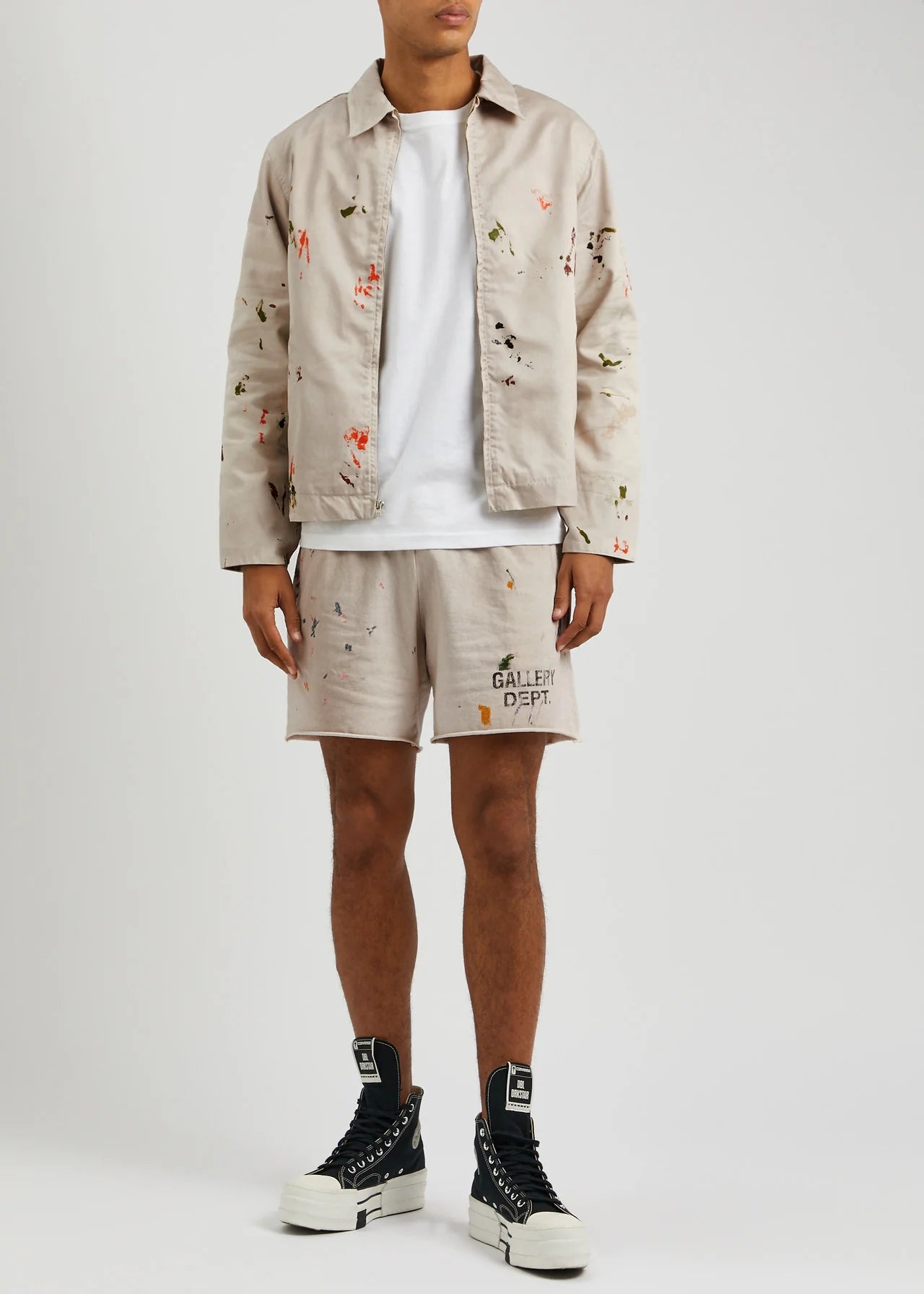 GALLERY DEPT PAINTED MONTECITO JACKET BEIGE