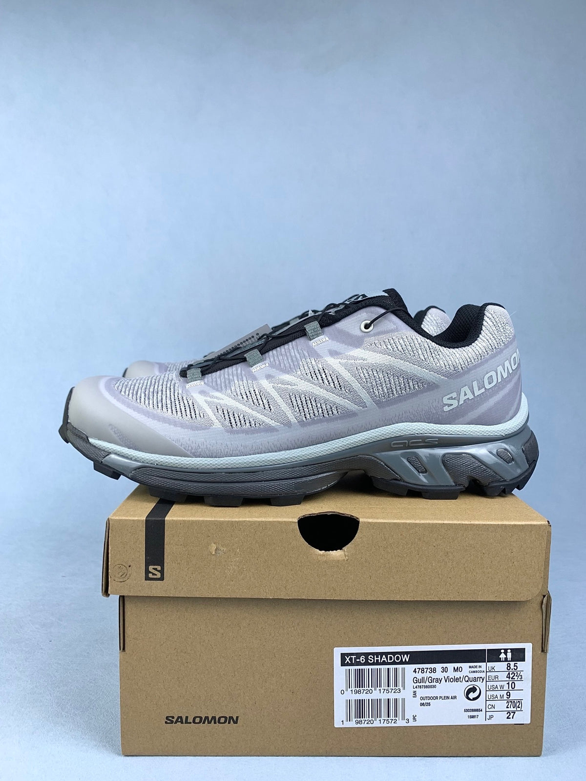【god】萨洛蒙/Salomon XT-6 SHADOW 系列户外登山徒步运动跑步鞋,冰蓝 478738,3732v size:36-46