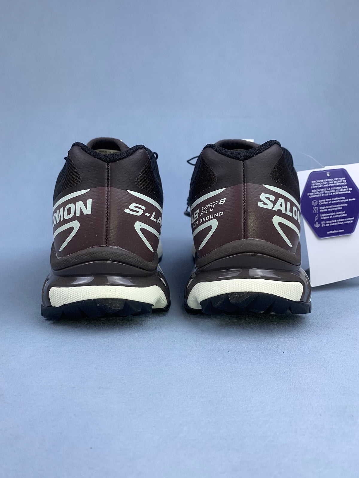 【god 】萨洛蒙/Salomon XT-6 系列户外机能越野跑鞋,黑咖啡香草色 478661,3328v size:36-46