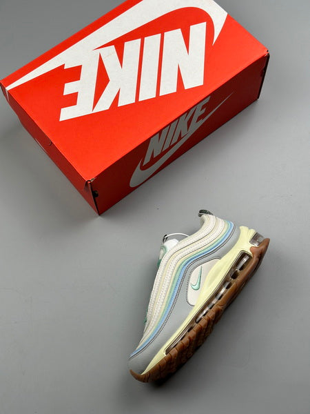 NIKE Air Max 97 "Enamel Vert Sail Worn Bleu"