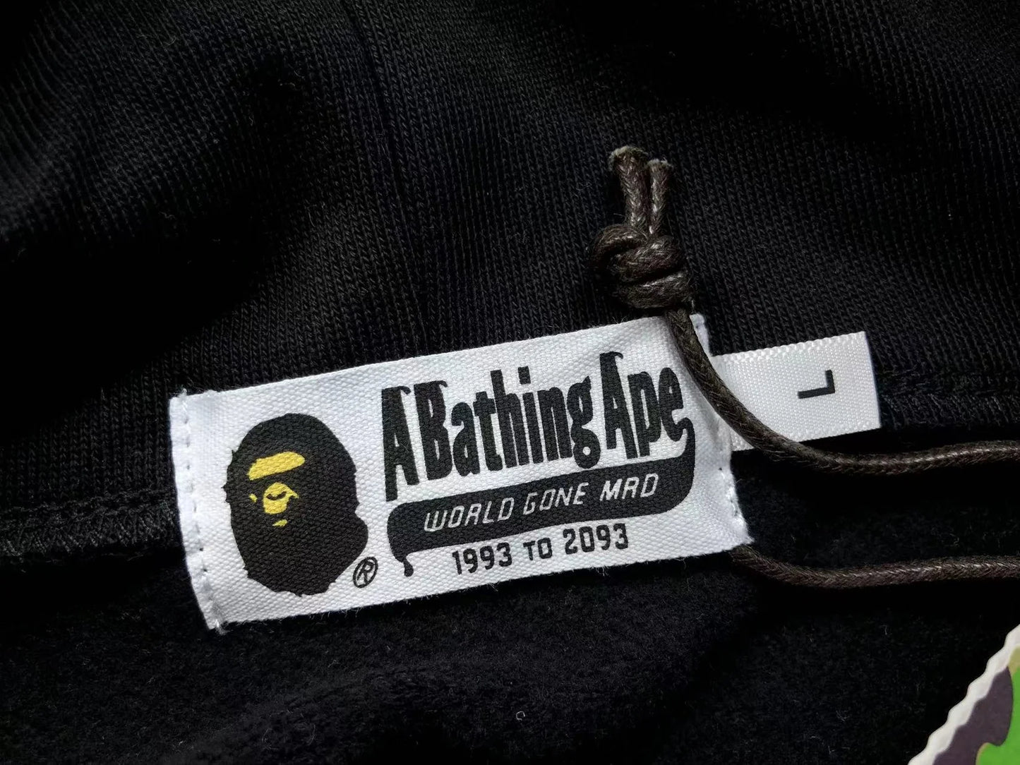 Sweat à capuche entièrement zippé BAPE Shark noir