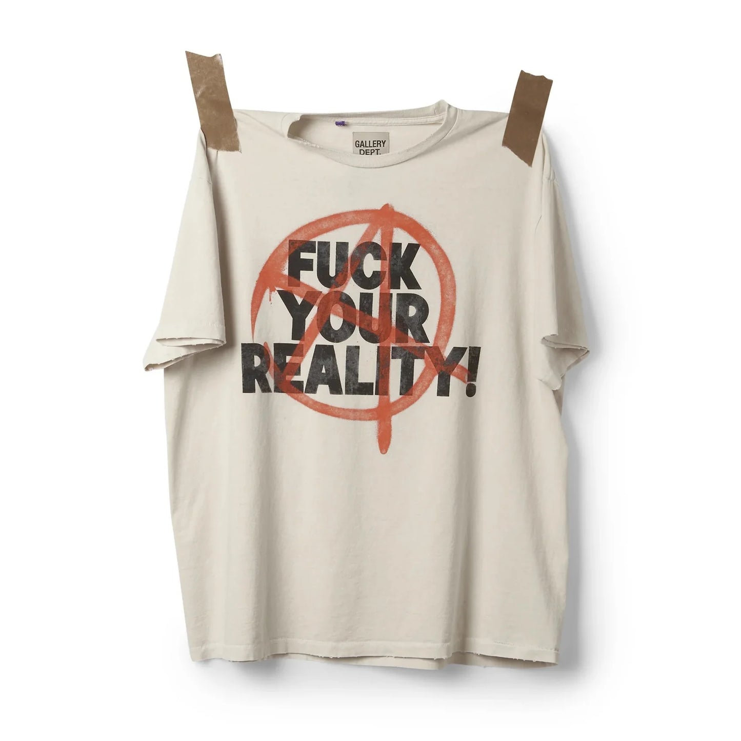 T-shirt BLANC GALLERY DEPY FUCK YOUR REALITY