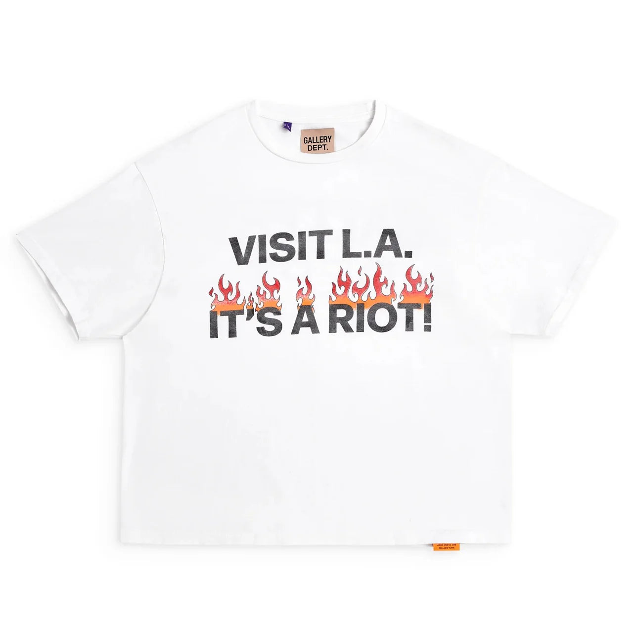 T-shirt BLANC DÉPARTEMENT GALERIE LA RIOT
