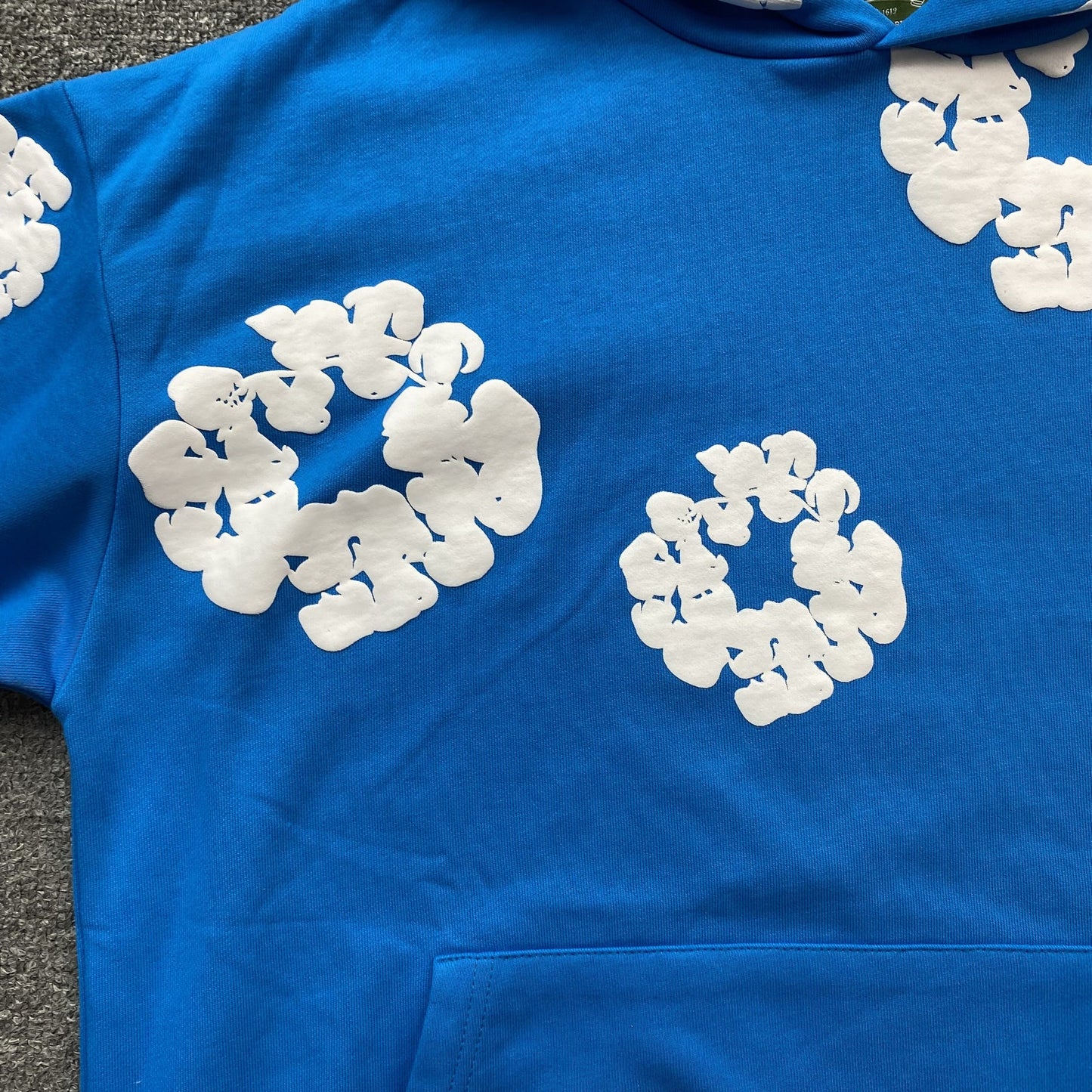 Sweat à capuche Denim Tears bleu azur