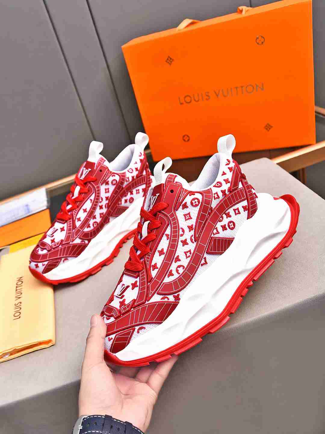 Sneaker LOUIS VUITTON BLANC ROUGE