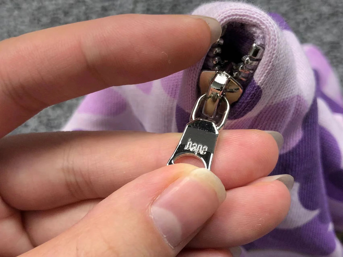 Sweat à capuche entièrement zippé BAPE COLOR CAMO VIOLET