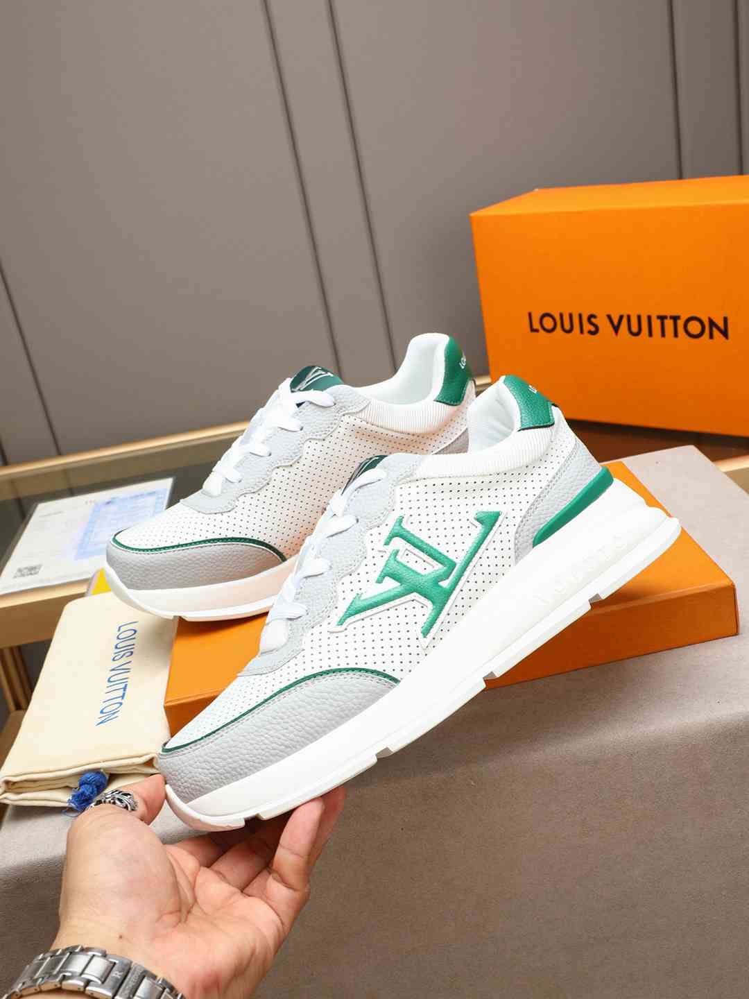 Sneaker LOUIS VUITTON BLANC VERT