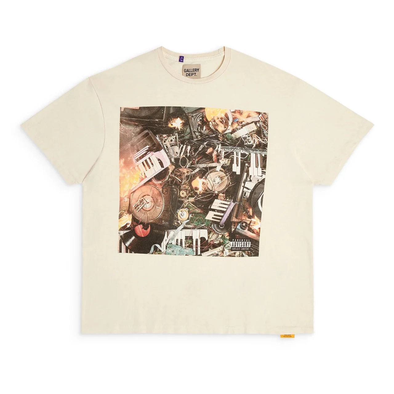 T-shirt BEIGE GALLERY DEPT MISERY