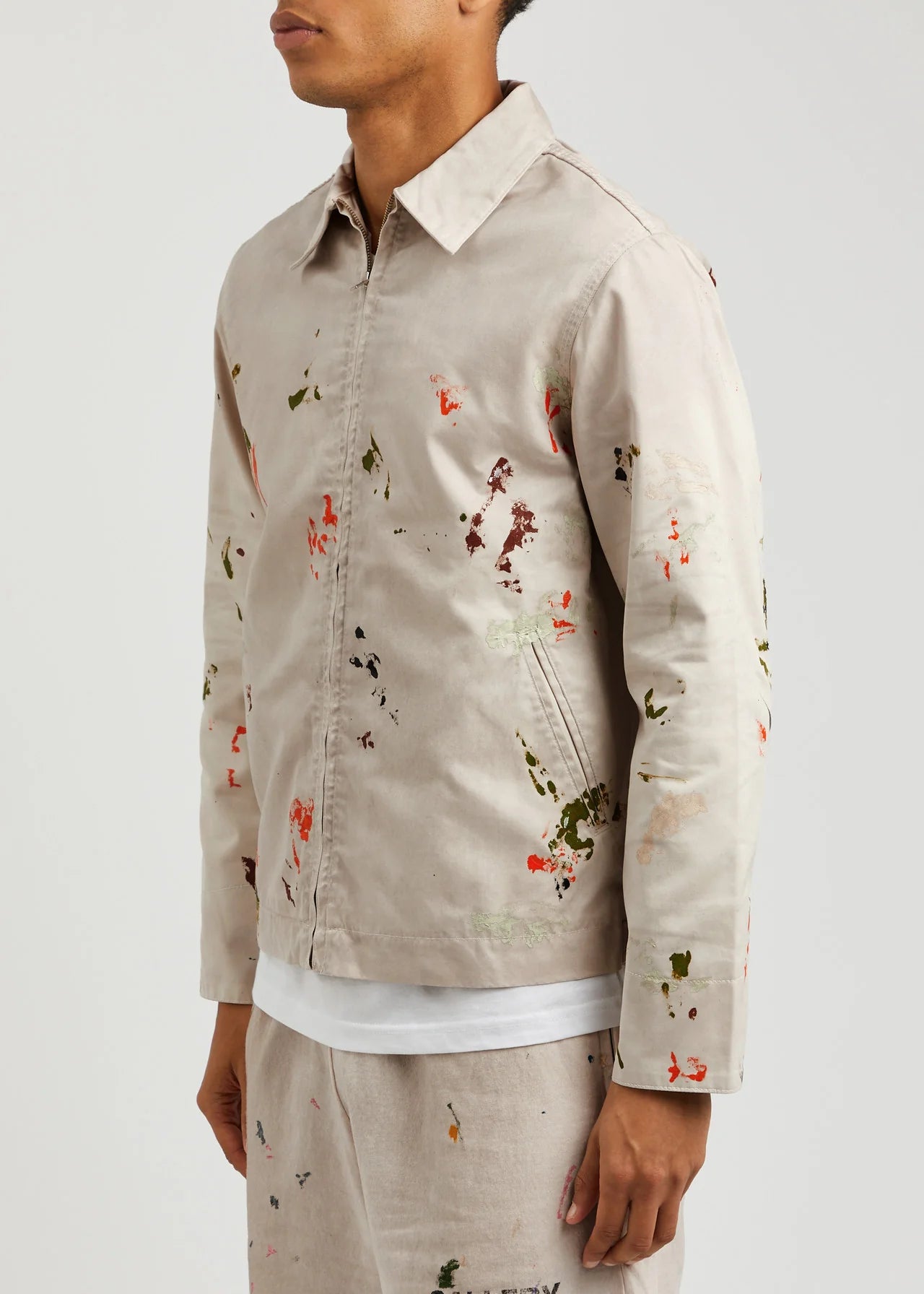 GALLERY DEPT PAINTED MONTECITO JACKET BEIGE