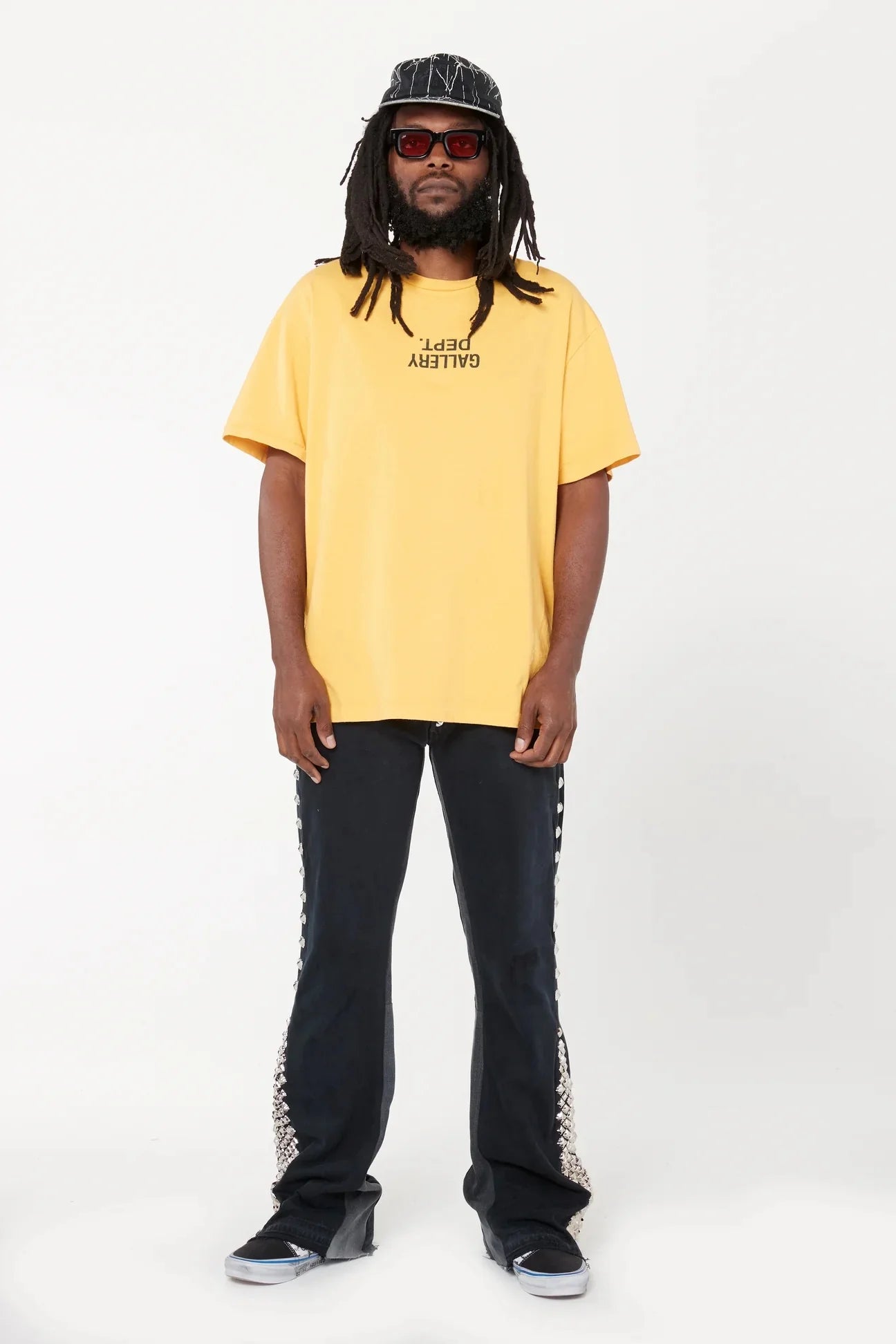 T SHIRT JAUNE GALLERY DEPT FUCKED UP