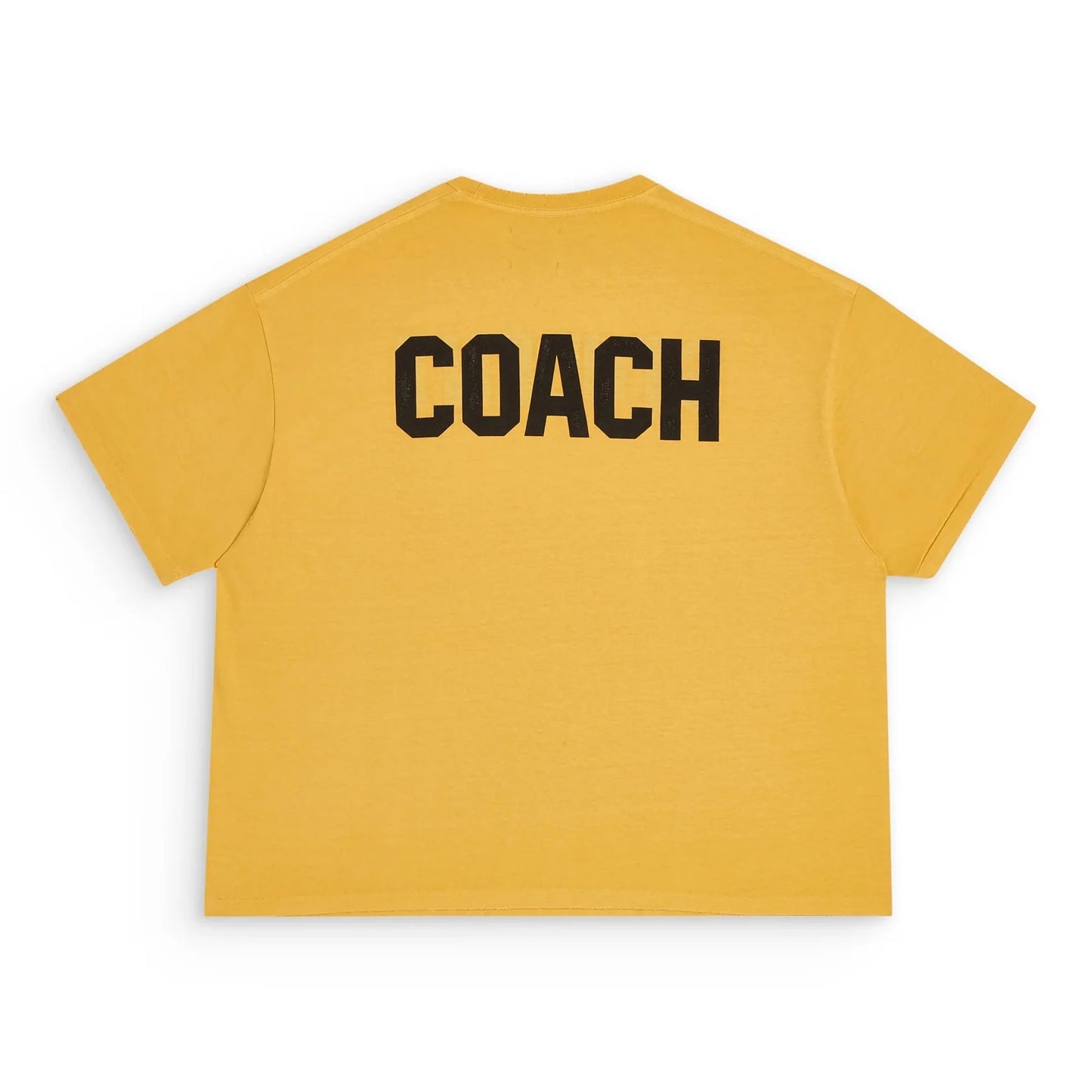 T SHIRT JAUNE GALLERY DEPT STUDENT COACH REVERSIBLE