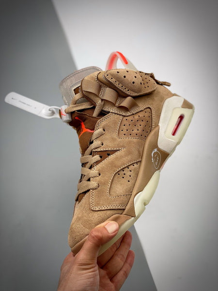 Air Jordan 6 x Travis Scott "British Khaki "
