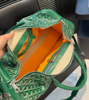 SAC GOYARD BOSTON 50 TRAVEL BAG vert