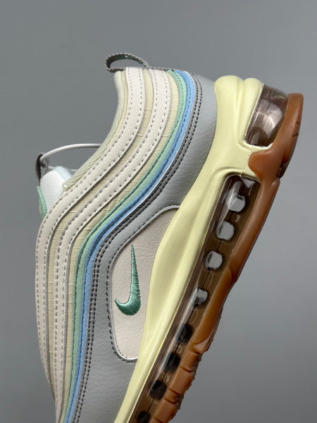 NIKE Air Max 97 "Enamel Vert Sail Worn Bleu"