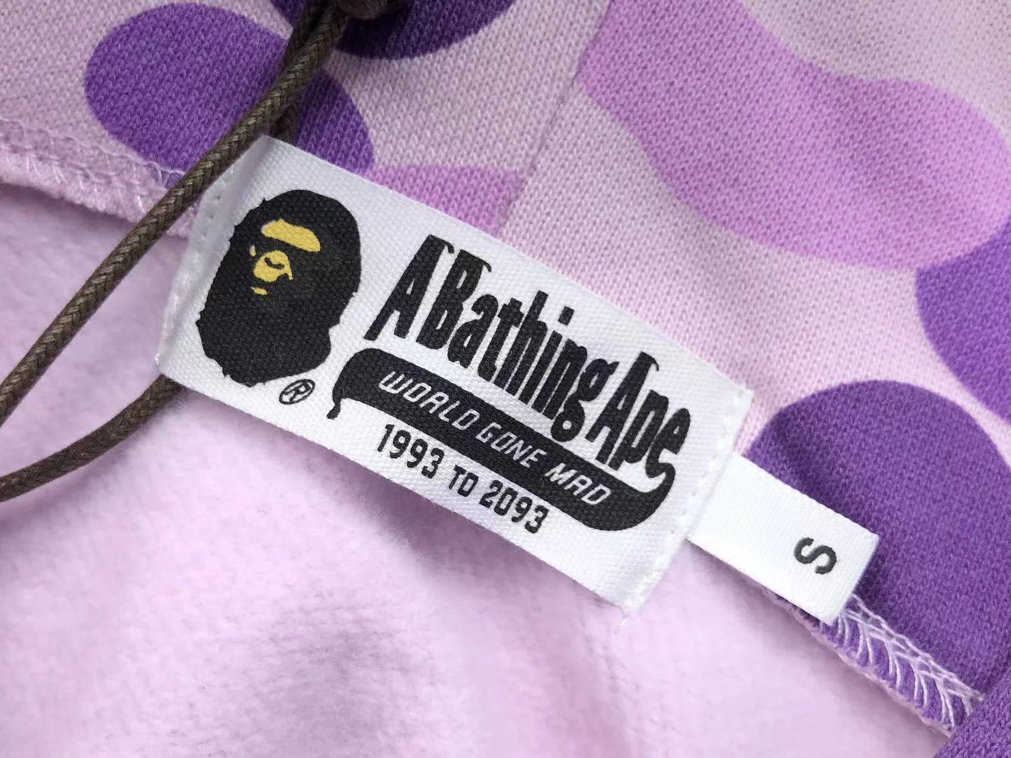 Sweat à capuche entièrement zippé BAPE COLOR CAMO VIOLET