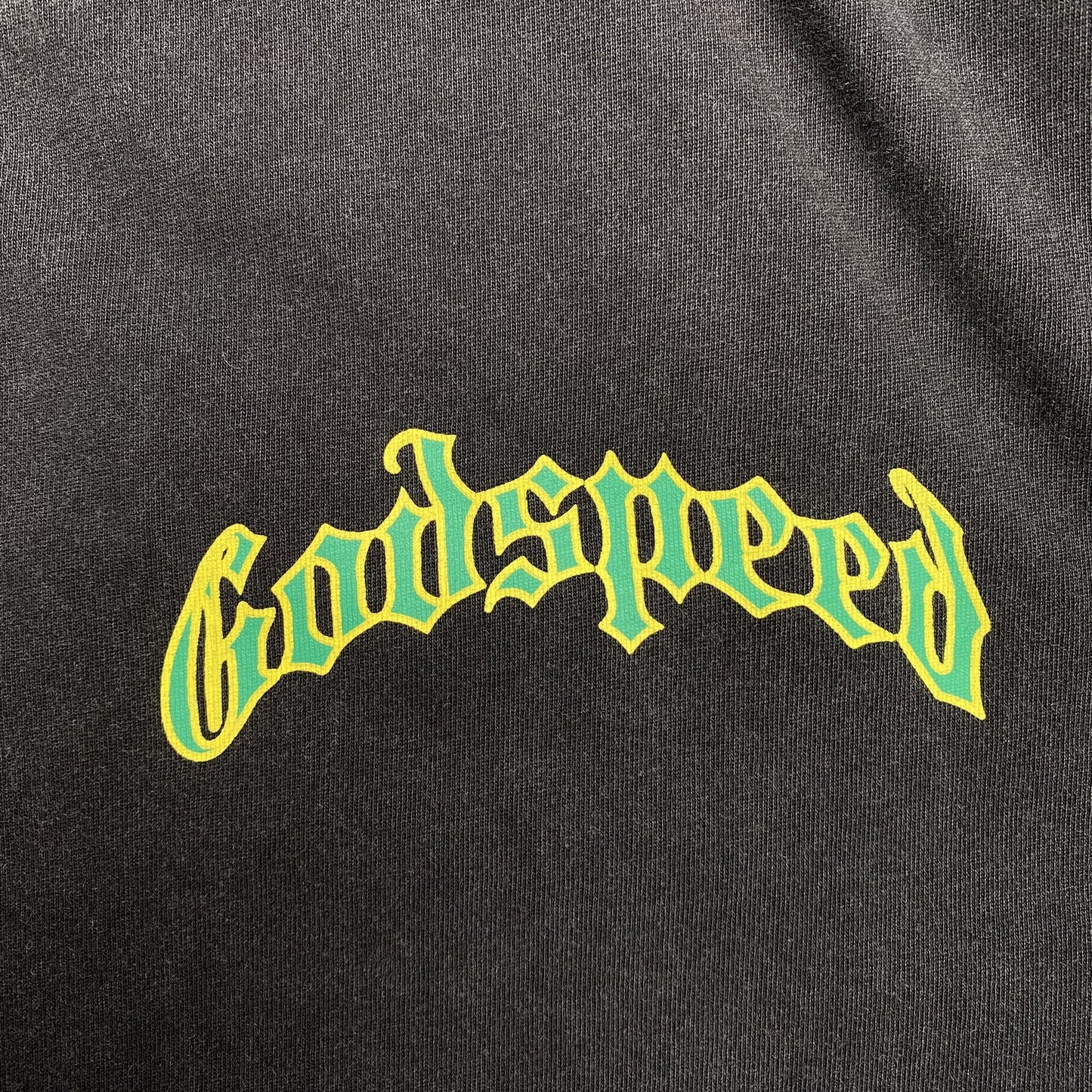T-SHIRT GODSPEED BALACLAVA SZN NOIR DÉLAVÉ
