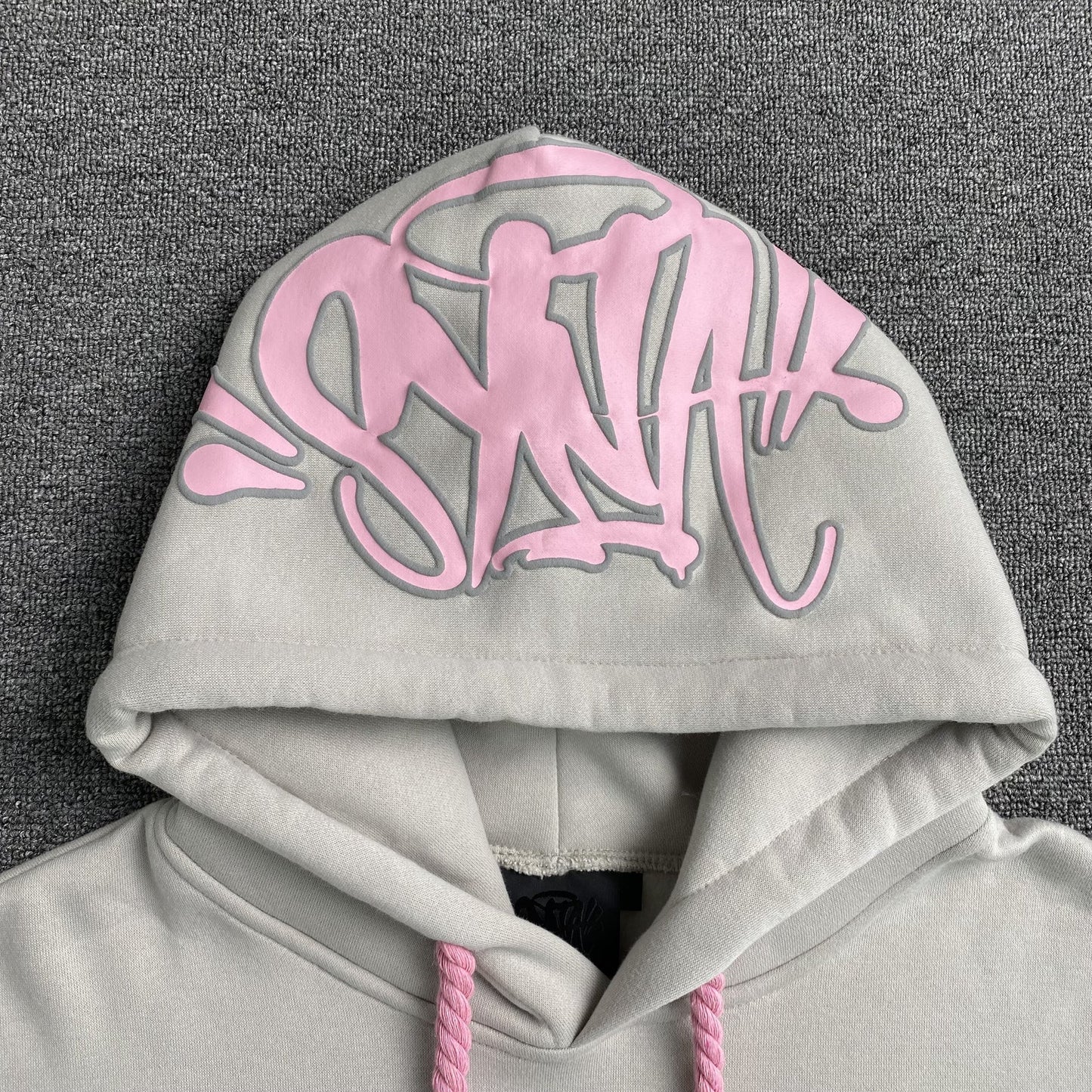 Sweat à capuche avec logo Syna World Hood Gris Rose