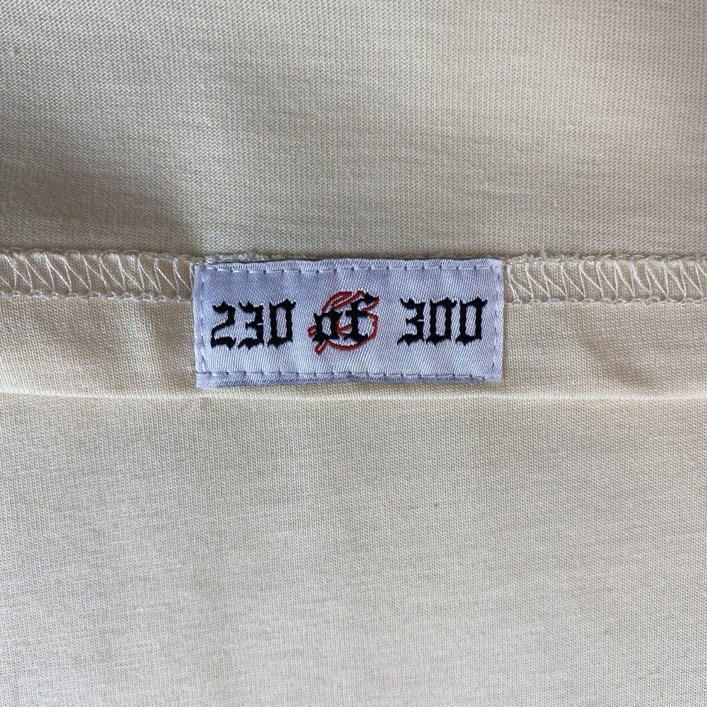 T-SHIRT EFFET PAPILLON GODSPEED BONE BLANC