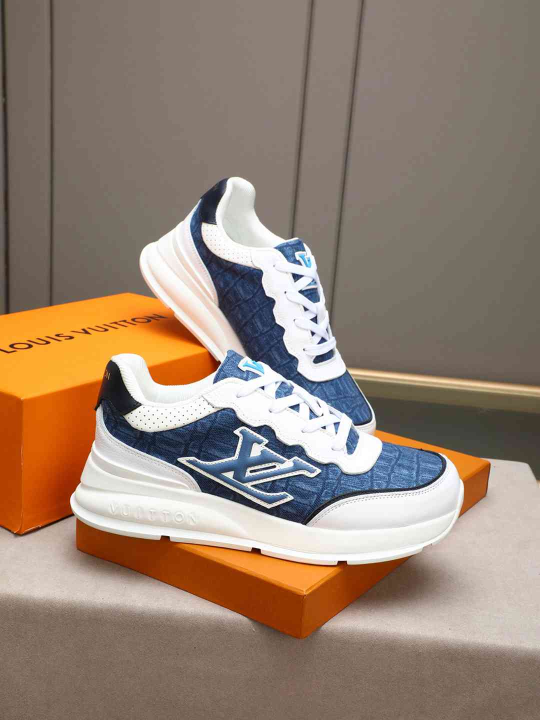 Sneaker LOUIS VUITTON BLANC BLEU