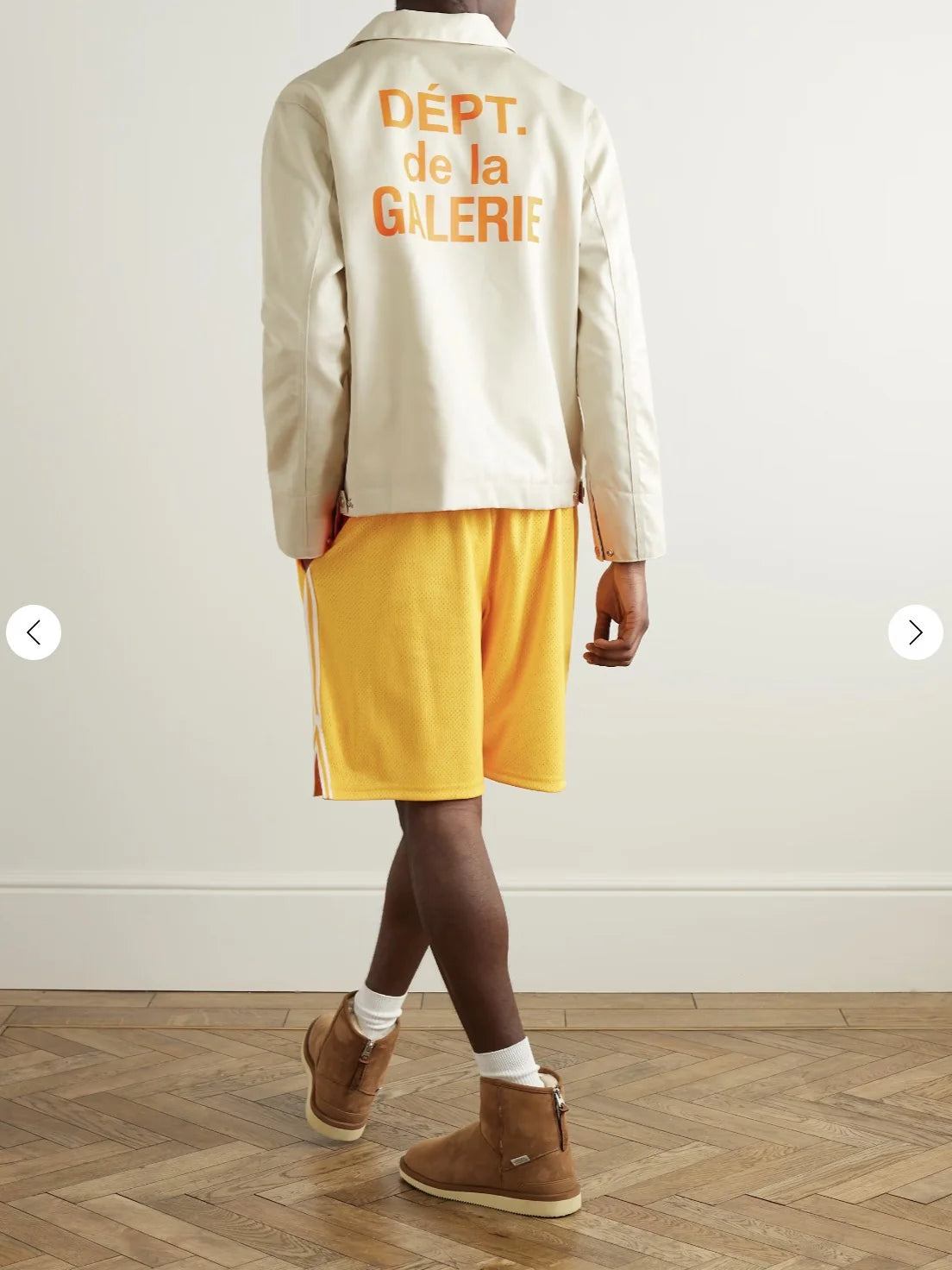 GALLERY DEPT. MONTECITO FRENCH LOGO JACKET BLANC