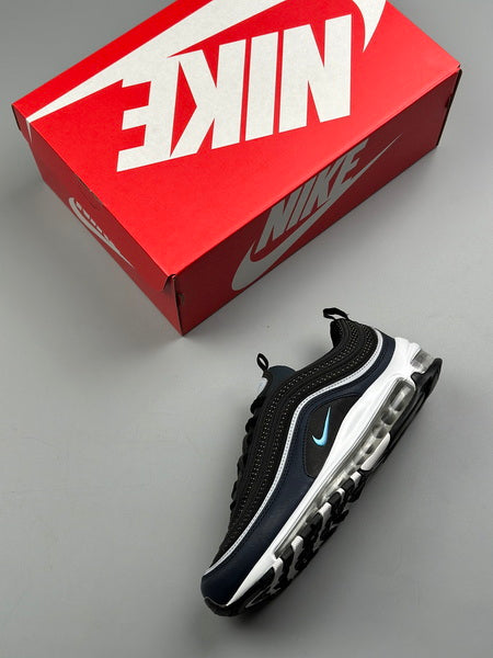 NIKE Air Max 97 " Noir Obsidienne Foncée Bleu Université"