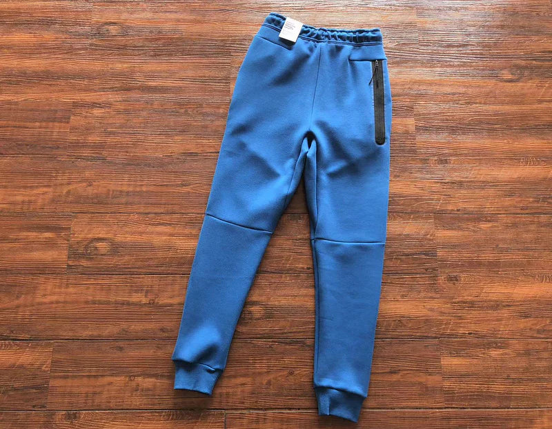 PANTALON NIKE TECH FLEECE x BLEU BLANC