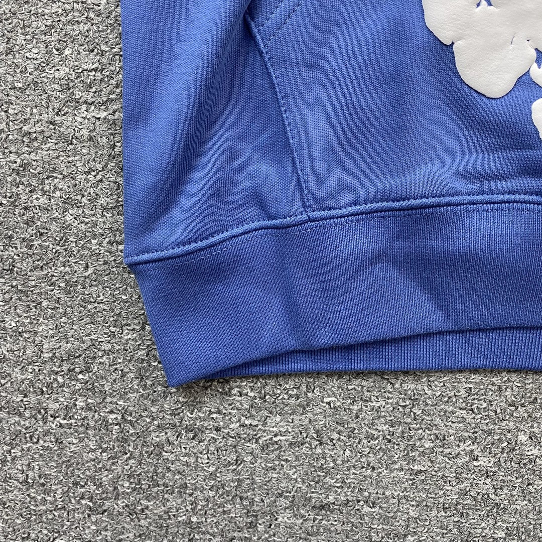 Sweat à capuche Denim Tears bleu