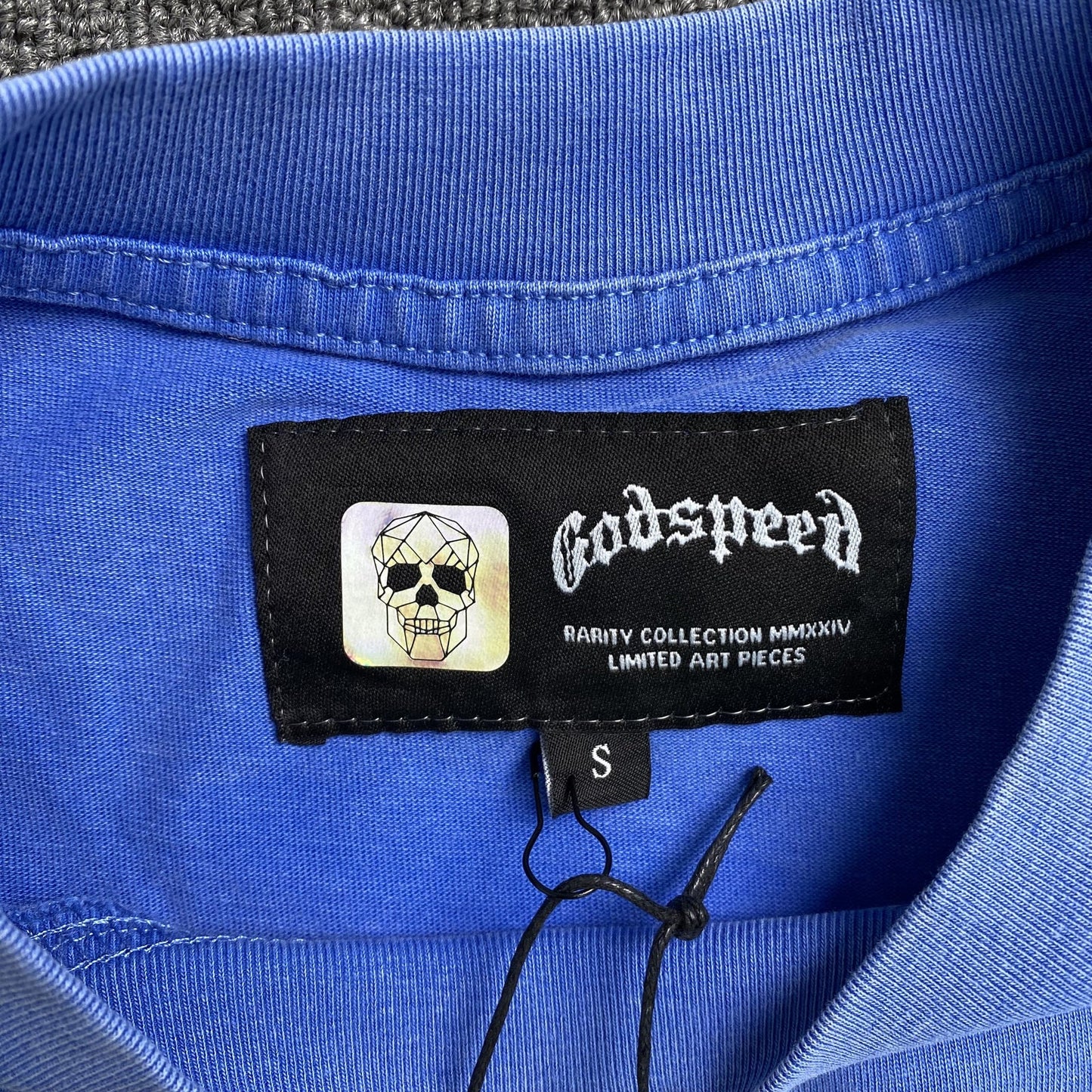 T-SHIRT GODSPEED ARTIFICIAL LOVE BLEU DÉLAVÉ