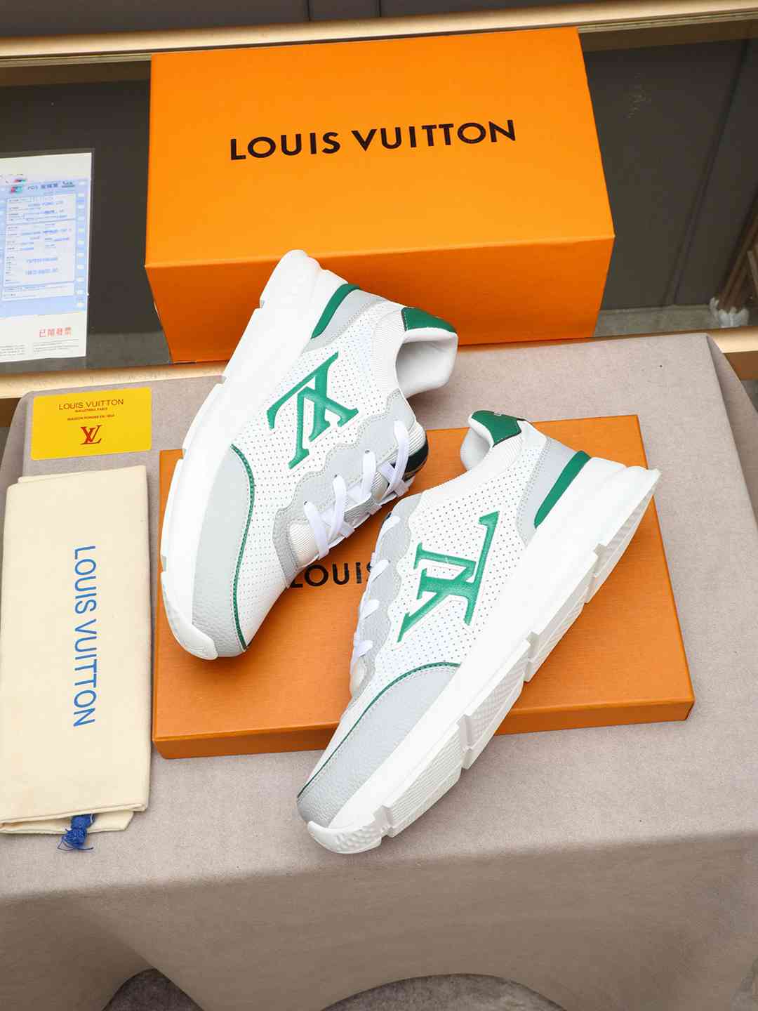 Sneaker LOUIS VUITTON BLANC VERT