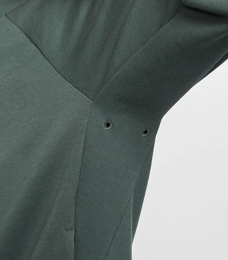 SWEAT A CAPUCHE ZIP NIKE VERT