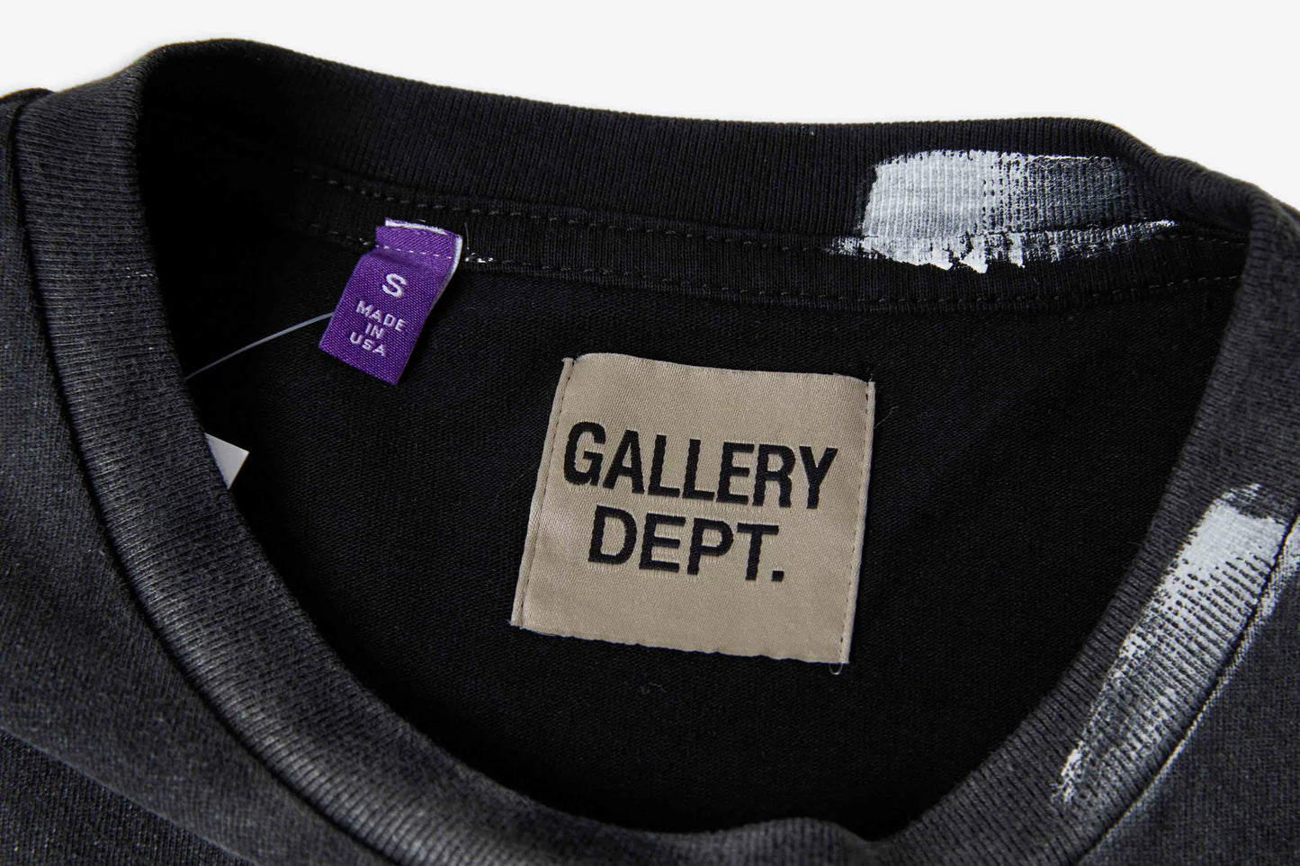 T SHIRT NOIR GALLERY DEPT ALVA NEW VINTAGE
