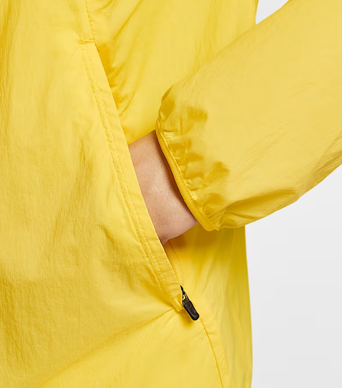 VESTE NIKE IMPERMEABLE JAUNE