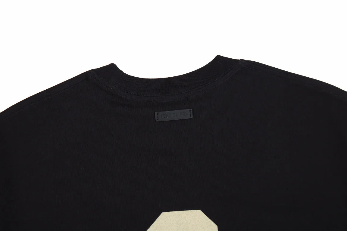 T-shirt « Fear of God » avec la lettre F (noir)