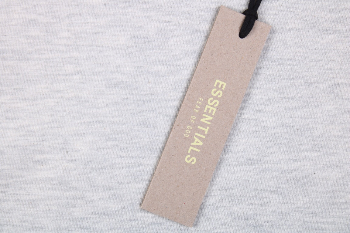 T-shirt avec logo Fear of God Essentials - Gris chiné