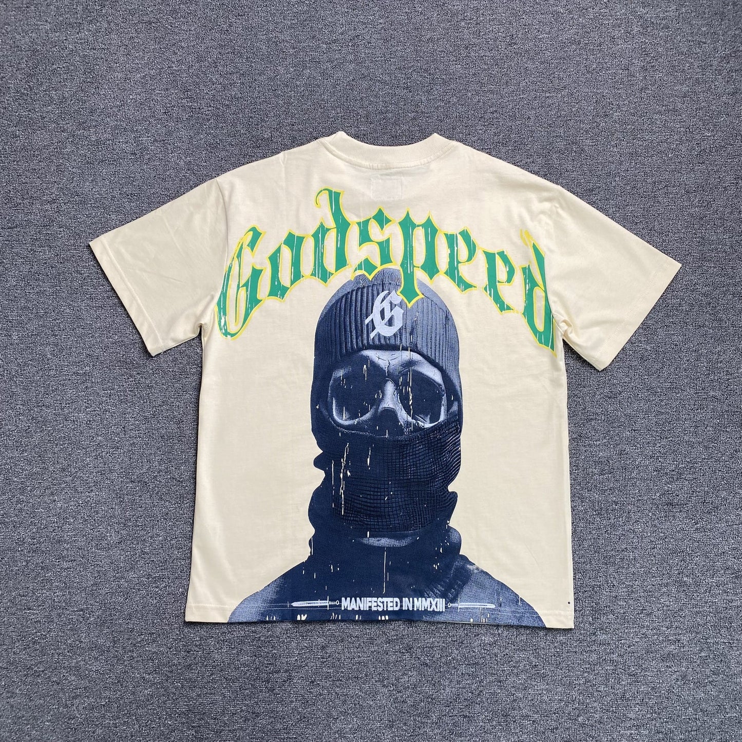 T-SHIRT GODSPEED BALACLAVA SZN OS BLANC