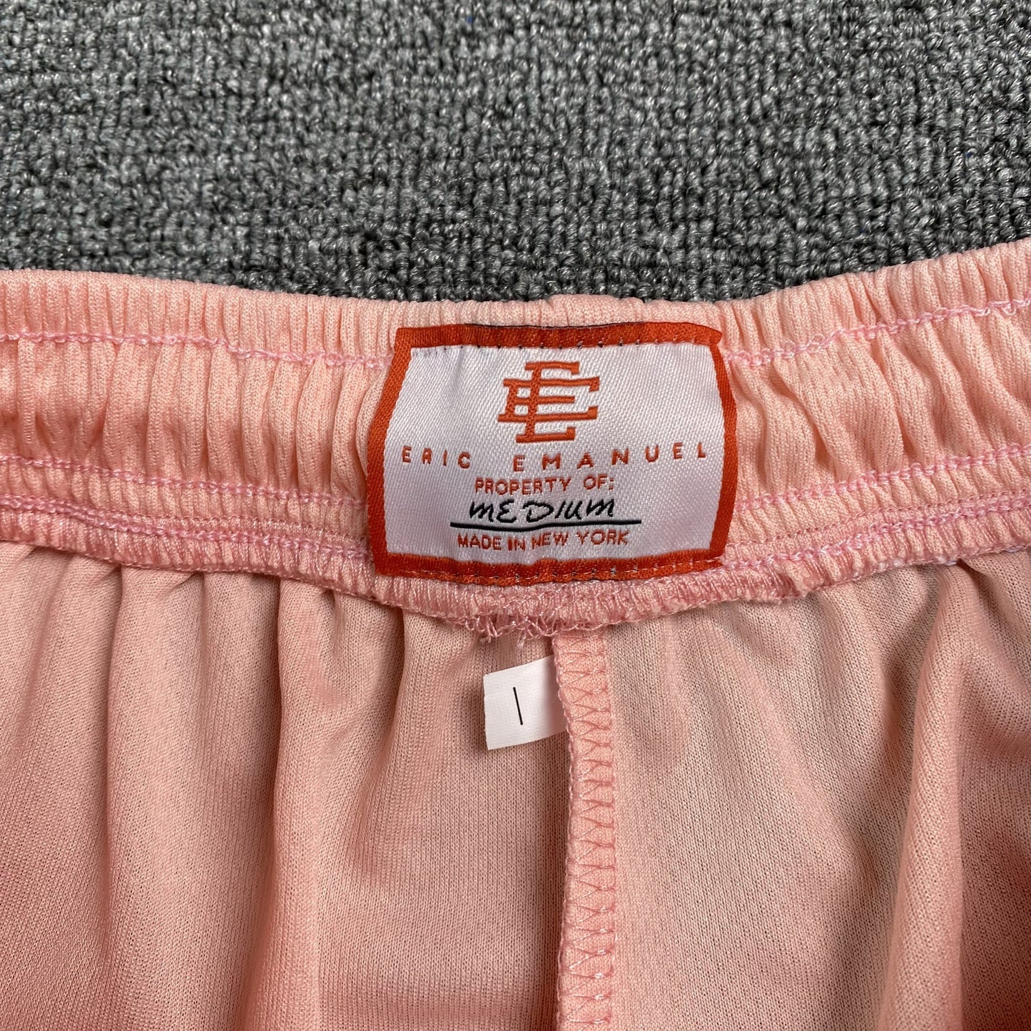 Short basique Eric Emanuel EE Rose Quartz/Noir